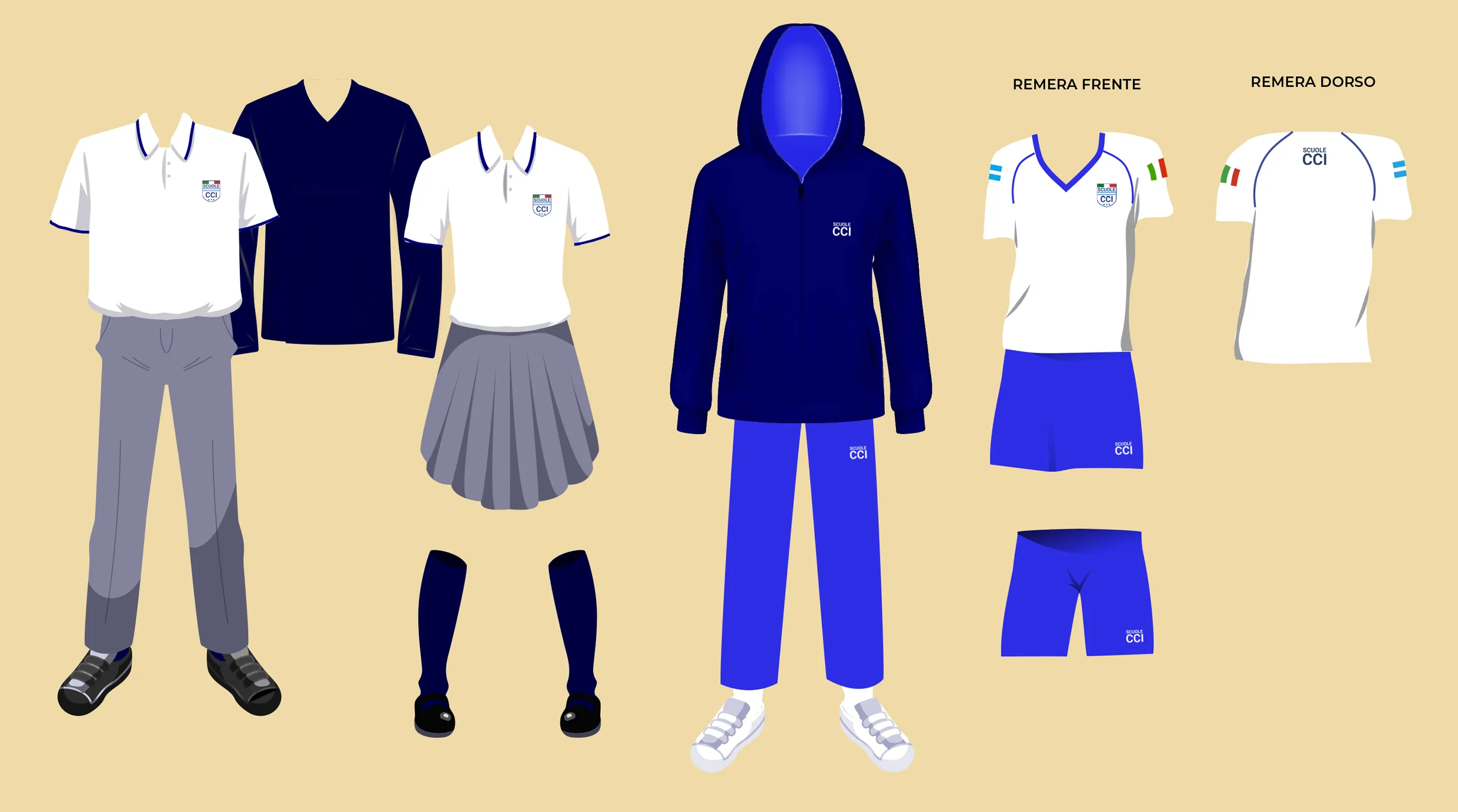Uniforme Primaria y Secundaria Scuole CCI